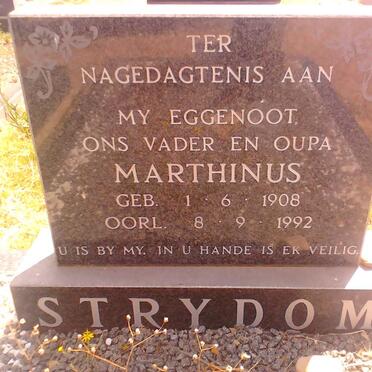 STRYDOM Marthinus 1908-1992