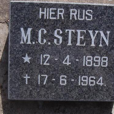 STEYN M.C. 1898-1964