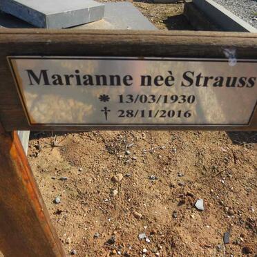 STRAUSS Marianne 1930-2016