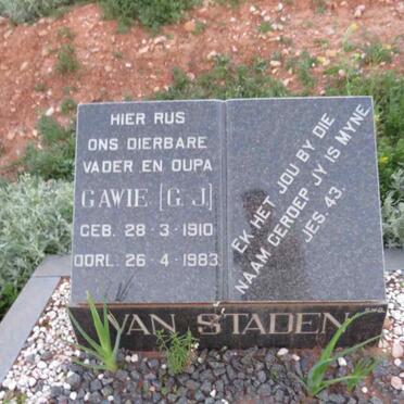 STADEN G.J., van 1910-1983