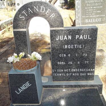 STANDER Juan Paul 1973-1977