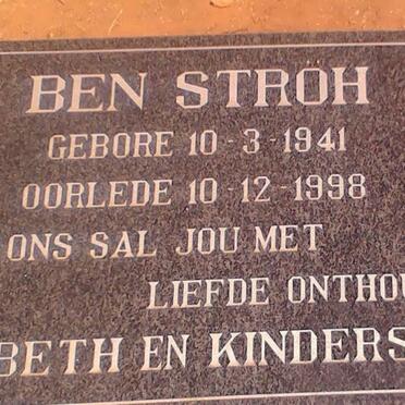 STROH Ben 1941-1998