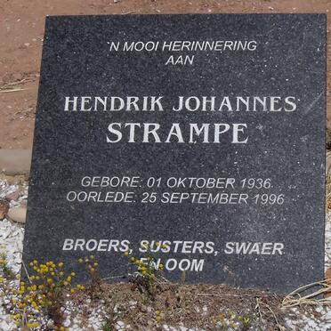 STRAMPE Hendrik Johannes 1936-1996
