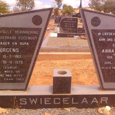 SWIEGELAAR Jurgens 1913-1970 &amp; Anna Susanna ZEELIE 1913-1993