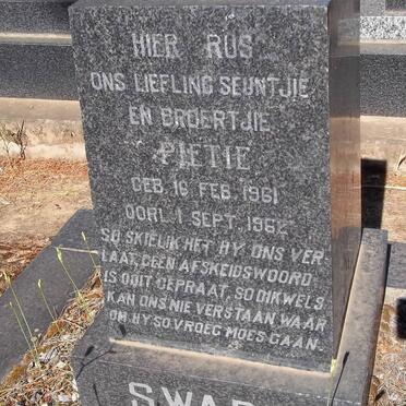 SWART Pietie 1961-1962