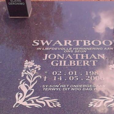 SWARTBOOI Jonathan Gilbert 1983-2006