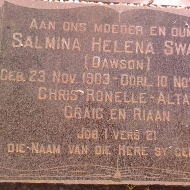 SWART Salmina Helena 1903-1986