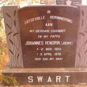 SWART Johannes Hendrik 1925-1970