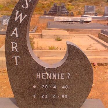 SWART Hennie 1940-1980