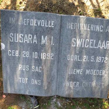 SWIGELAAR Susara M.I. 1892-1972