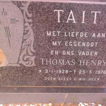 TAIT Thomas Henry 1928-1976