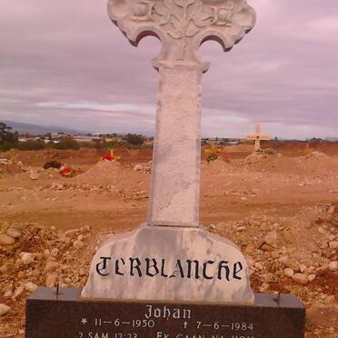 TERBLANCHE Johan 1950-1984