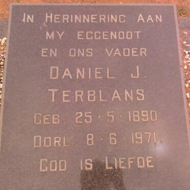 TERBLANS Daniel J. 1890-1971