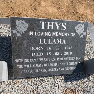THYS Lulama 1948-2010