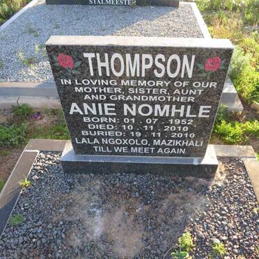 THOMPSON Anie Nomhle 1952-2010
