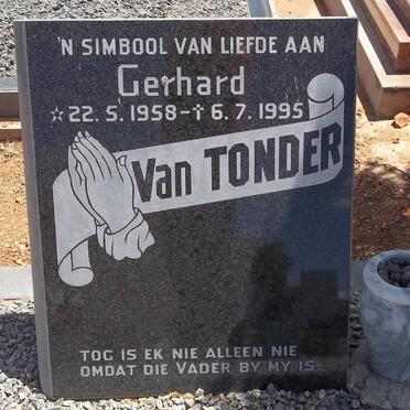 TONDER Gerhard, van 1958-1995
