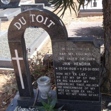 TOIT Jan Hendrik, du 1928-1990 