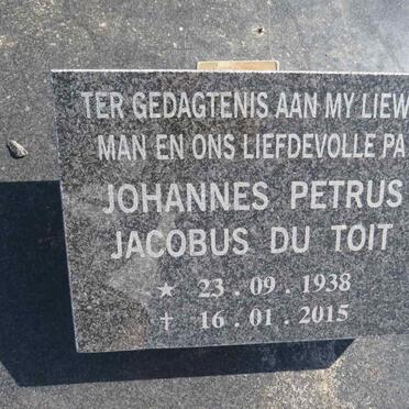 TOIT Johannes Petrus Jacobus, du 1938-2015