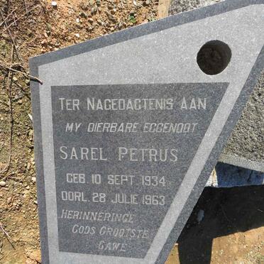 TONDER Sarel Petrus, van 1934-1963_2