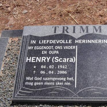 TRIMM Henry 1942-2006