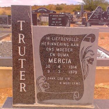 TRUTER Mercia 1941-1979