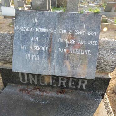 UNGERER Hofni 1921-1956