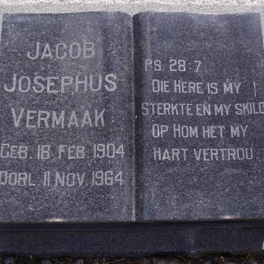 VERMAAK Jacob Josephus 1904-1964