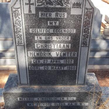 VENTER Christiaan Hendrik 1882-1960