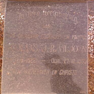 VILJOEN Nicolaas J.R. 1922-1965