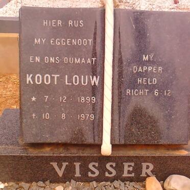 VISSER Koot Louw 1899-1979