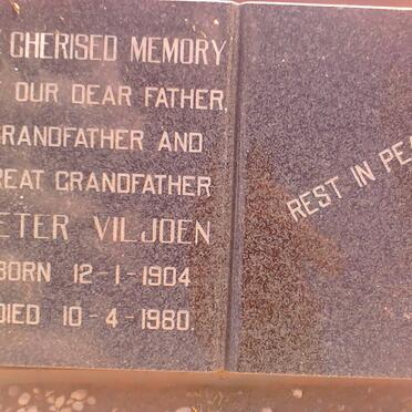 VILJOEN Peter 1904-1980