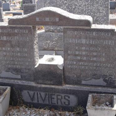 VIVIERS Gert Gerhardus 1884-1960 &amp; Hester Petronella STRYDOM 1892-1959
