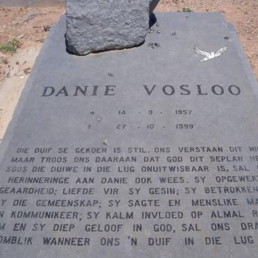 VOSLOO Danie 1957-1999