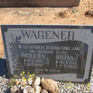 WAGENER Pieter D.S. 1912-1993 & Helena J. 1915-1991