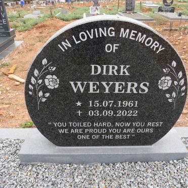 WEYERS Dirk 1961-2022