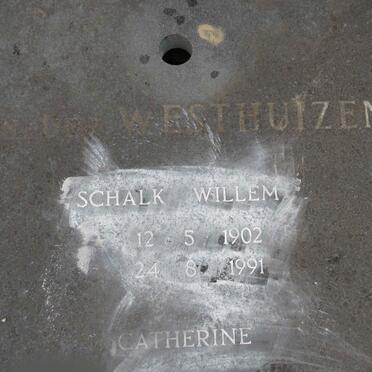WESTHUIZEN Schalk Willem, van der 1902-1991 & Catherine KLOPPERS 1910-1992_2