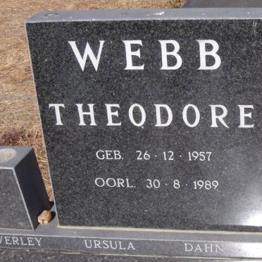 WEBB Theodore 1957-1989