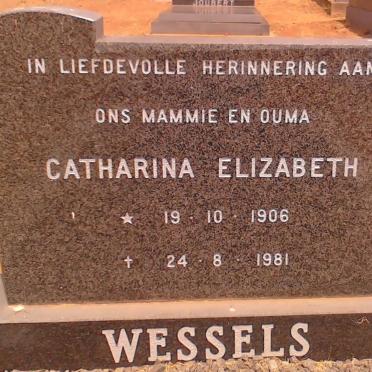 WESSELS Catharina Elizabeth 1906-1981