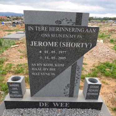 WEE Jerome, de 1977-2005