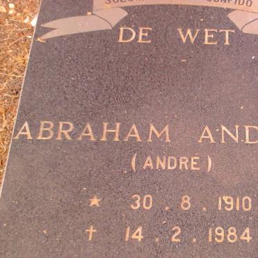 WET Abraham Andries, de 1910-1984 &amp; Freda LATEGAN 1909-1995