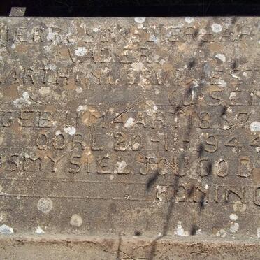 WESTHUIZEN Marthinus B., v.d. 1857-1944