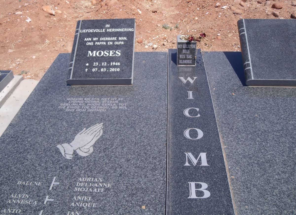 WICOMB Moses 1946-2010