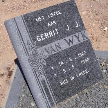 WYK Gerrit J.J., van 1962-1996