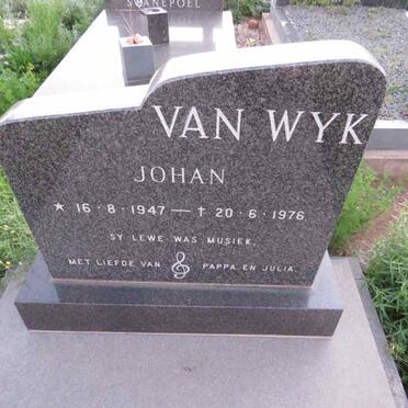WYK Johan, van 1947-1976