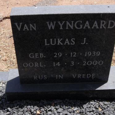 WYNGAARD Lukas J., van 1939-2000