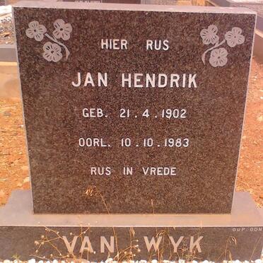 WYK Jan Hendrik, van 1902-1983