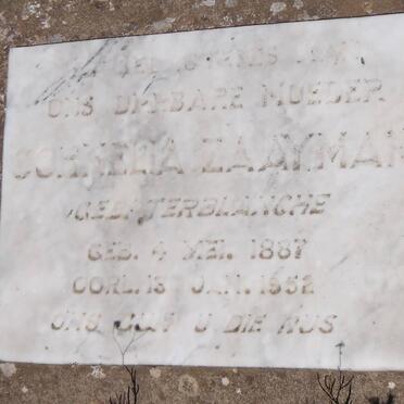 ZAAYMAN Cornelia nee TERBLANCHE 1887-1952