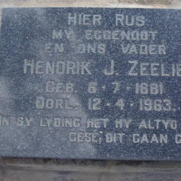 ZEELIE Hendrik J. 1881-1963