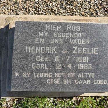 ZEELIE Hendrik J. 1881-1963