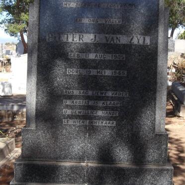 ZYL Pieter J., van 1905-1945